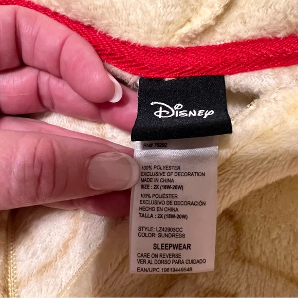 Disney Winnie The Pooh Yellow and Red Onesie - Picture 8 of 10